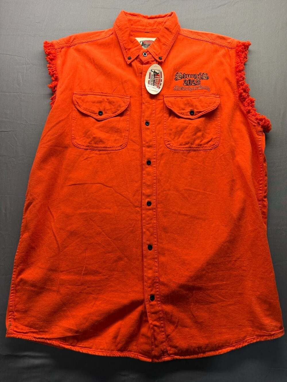 Maverick TP Sturgis 2025 85th Anniversary Motorcycle Rally Sleeveless Cut-Off